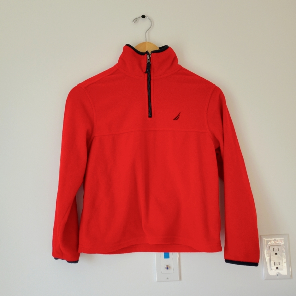 Quarter Zip Nautica Fleece Sweater Size Small